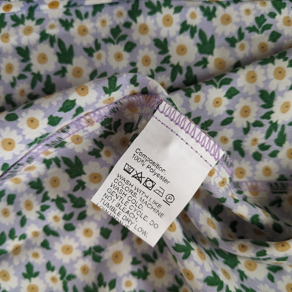 Women's Ditsy Floral High-Slit Dress - Picture 5 of 7